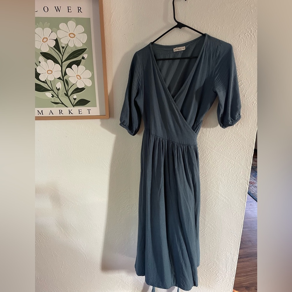 Blue Astrid wrap dress
